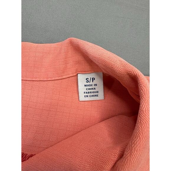 Tommy Bahama Men’s Island Zone Shirt Size Small Pink Orange Silk Blend RN 86549 - Picture 3 of 11